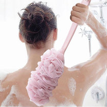 Bath brush long handle rub back brush rub mud bath brush Do not ask for adults rub bath towel bath flower with handle strong foaming