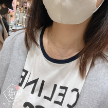 Meta Gas Purchase Japan Bag Tax Straight Mail cocoshnik10 Gold Snake Bone Chain Choker Necklace Collarbone Chain 33 43