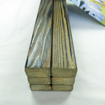 Si Rixin carbonized wood floor keel wooden strip floor outdoor outdoor solid wood ceiling keel