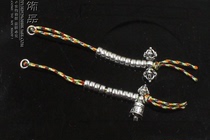 Hidden alloy chant Buddha counter worthy of a pair of colorful ropes