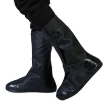Silicone waterproof rain boots cover thick bottom boys and girls wear-resistant non-slip rubber shoes rain boots cover