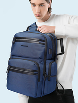 BANGE Class Song Men Large Capacity Double Shoulder Bag Multifunction Fashion Casual Outdoor Computer School Bag Commuter Backpack