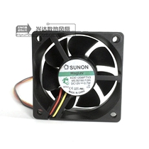 SUNON 6CM KDE1206PTV3 12V 0 7W 2-wire chassis CPU magnetic levitation silent cooling fan