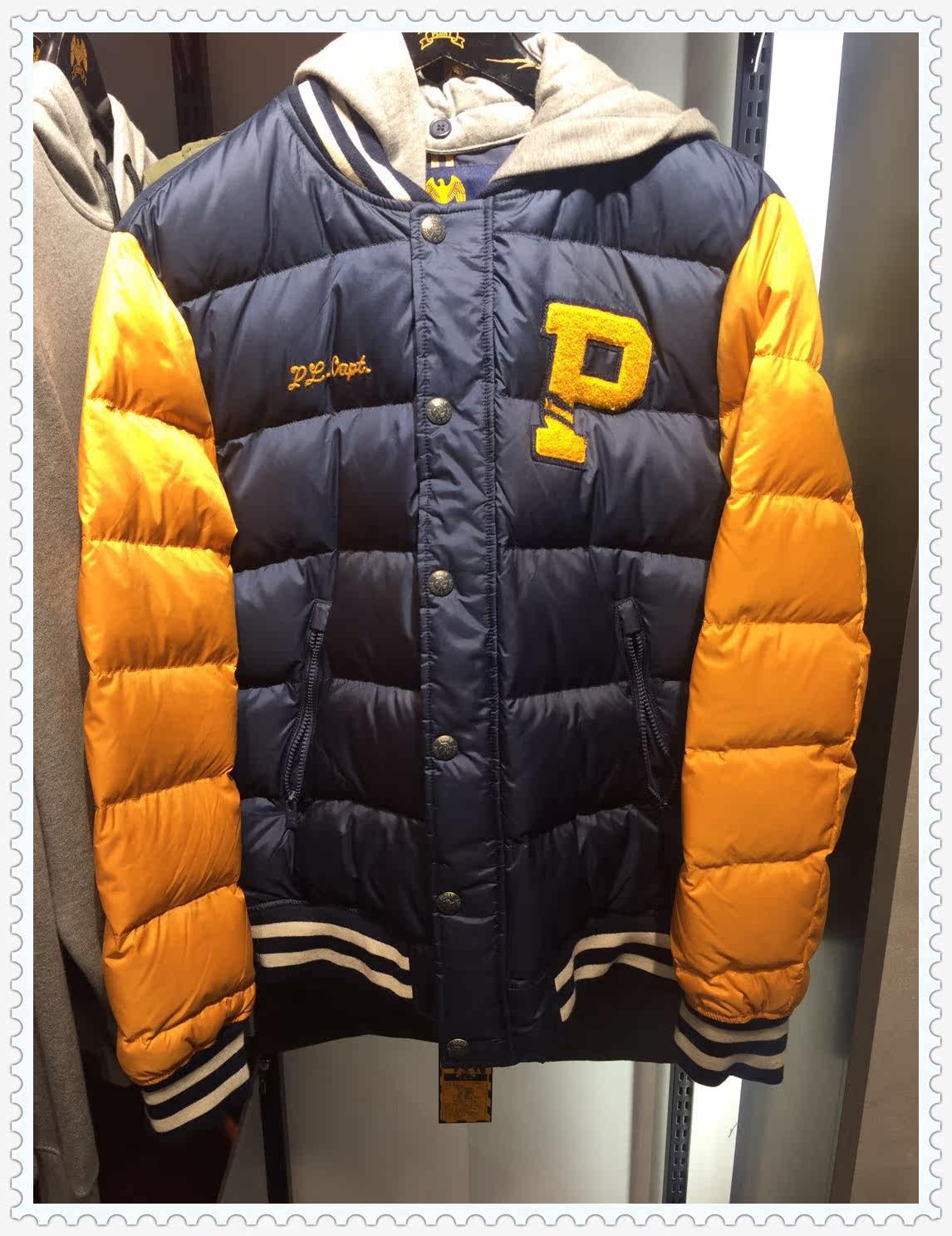 plory男装17冬款专柜正品白鸭绒加厚羽绒服pojd74t006_5折现价796.