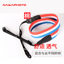 Naga camera belt suitable for SLR micro single digital camera cotton breathable comfortable leather interface safe and firm