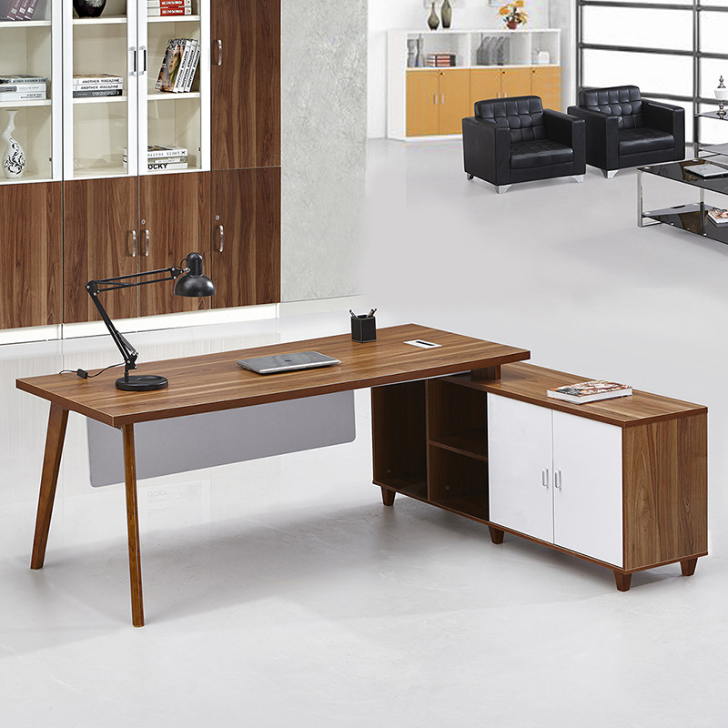 广州老板桌椅办公家具简约现代板式大班台主管桌经理桌时尚办公桌