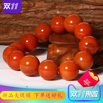 Dialect and Tian Jade Preferential only RMB110 Original South Red Manau 18mm Single Circle Fashion Hand Strings Round Smooth A