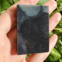 Dialect boutique special Xinjiang Hotan jade white jade foundation blue and white seed material safe without incident brand pendant pendant a