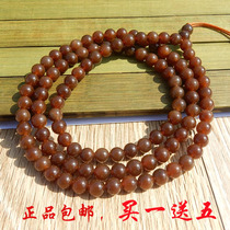 Seconds 599 yuan sugar jade round beads luxury Russian mountain 6mm material sugar white jade necklace bracelet original brand h