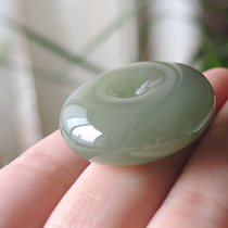 Dialect and Tian Jade special sale only 98 yuan wearing grade Qinghai high quality Mountain material Green White Jade safe buckle pendant X9