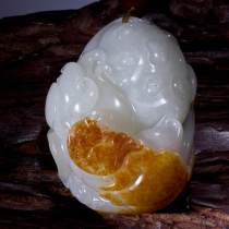 Dialect Hetian Jade hot recommended Xinjiang real seed material features fine leather color for more than a year pendant jade pendant f