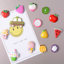 Cute cartoon refrigerator stickers Nordic ins set of childrens early education trinkets tile decoration cover the side