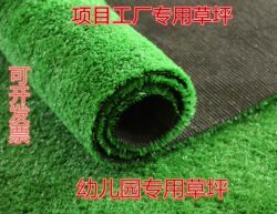 Simulated artificial turf construction site enclosure lawn wall kindergarten carpet grass roof sunshade playground artificial fake turf