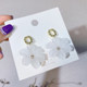 2023 Hot Flower Acrylic Gold Sterling Silver Needle Earrings 다재다능한 얼굴 슬림 귀걸이 귀걸이 2023 Hot Flower Acrylic Gold Sterling Silver Needle Earrings 다재다능한 얼굴 슬림 귀걸이 귀걸이