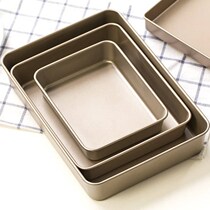 Nougat baking pan square baking pan home oven snowflake crisp mold non-stick baking cake bread biscuit chicken wings
