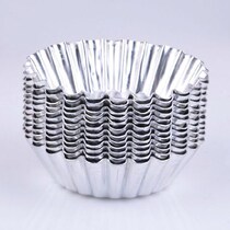 Aluminum thickened lace egg tart mold chrysanthemum egg tart can be reused catering baking mold 2 prices