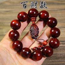High density Rhinoceros horn Rosewood Buddha beads Rhinoceros horn Rosewood Hand string wood Rosary Indian leaflet Rosewood