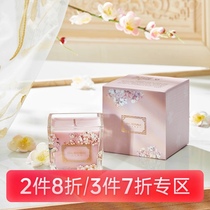 JING REPUBLIC Gonghe Beijing National Wind Flower Fragrant Candle Bedroom Sending Helping Plants Essential Oil Fragrance