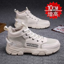 Heightening shoes Mens 10cm Invisible inner heightening Mens shoes Summer mesh Deodorant Sports Casual 100 Hitch Martin Shoes 8cm