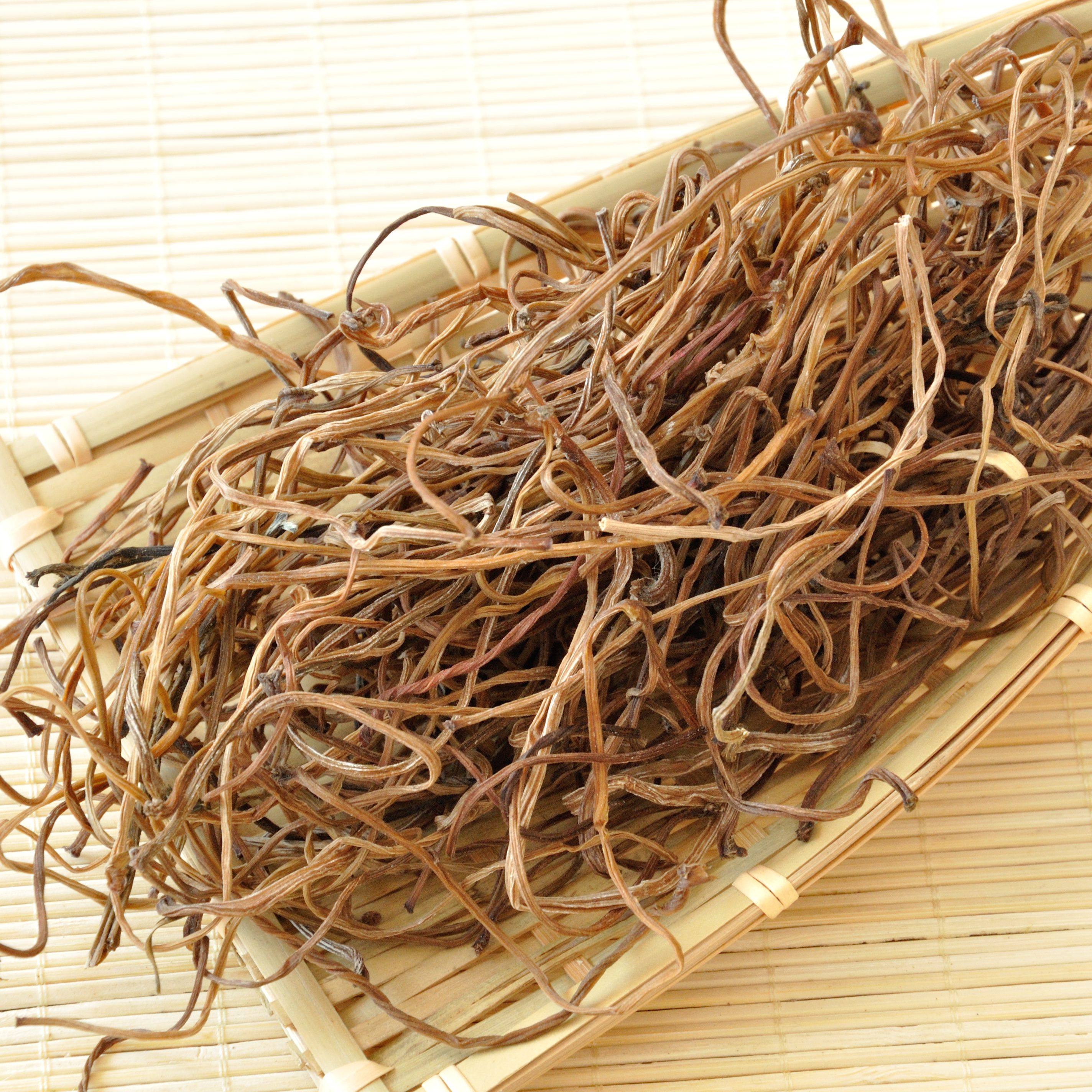 东北农家种植地瓜梗 自然光晾晒 地瓜梗干250克 炒炖 3份包邮