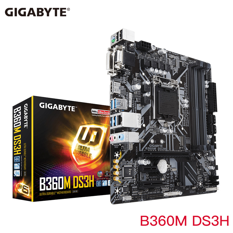 技嘉 b360m d3v/ds3h/gaming 3/hd3/aorus pro主板台式机电脑游戏1151针八代