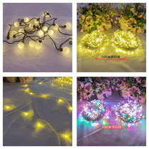 LED Outdoor Colored Lights Flashing Lights BALL HANGING LIGHT PENDANT LAMP SMALL LIGHT BULB WEDDING CELEBRATION WEDDING CEILING COURTYARD DECORATIVE LIGHTS