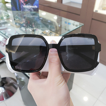 Pasha Black Box Large Display Slim Sunglasses Female Pasha can be matched with myopia glasses Anti-UV sunglasses 1033