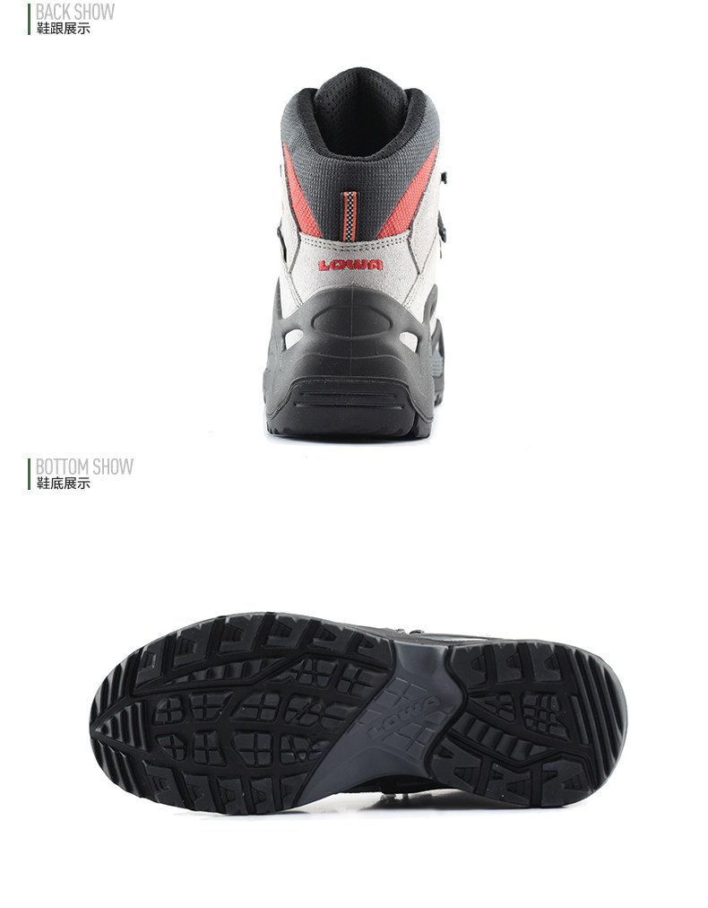 lowa 16秋冬新品zephyr gtx防水女式中帮登山徒步鞋 l320585 025