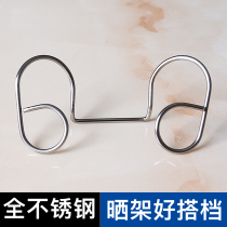 Stainless steel wind buckle clothes buckle outdoor superpower ka button hanger antiskid wind buckle shai yi adhesive hook