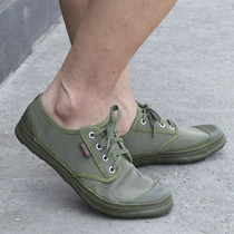 3539 Jiefang rubber shoes mens rubber shoes military training shoes comfortable breathable wear-resistant construction site farmland work shoes