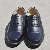 Mens leather three-joint formal shoes