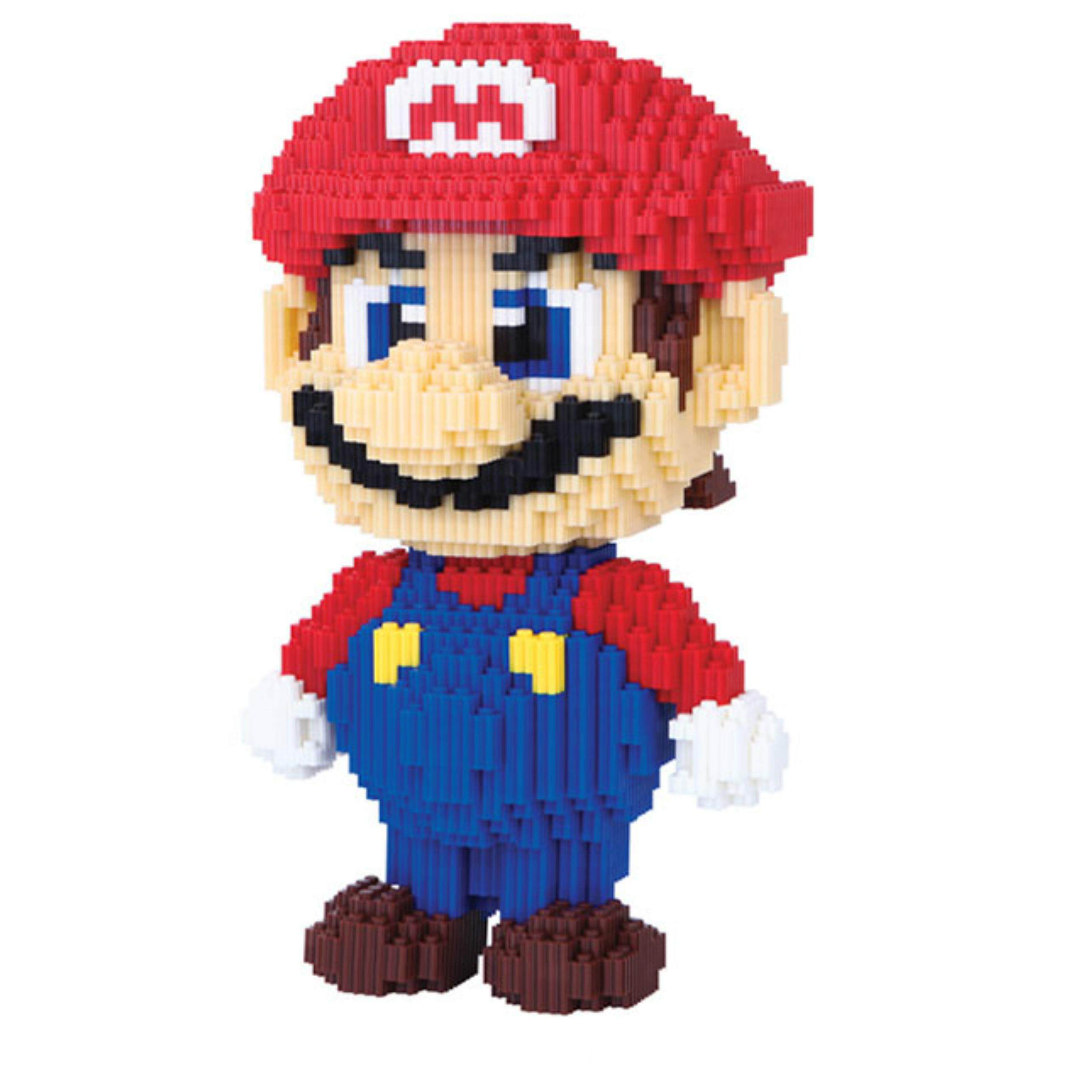 super mario马里奥系列丨大号(白色)&middot;兼容乐高小颗粒钻石积木