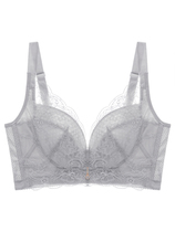 Lace Ancient This Prevention Salient Point Sexy Adjustment Type No Steel Ring Bra Ultrathin Undergarments Female Collection of Breast Poly up to the top