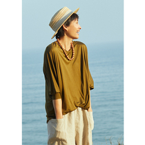 No good see city summer light fine silk silk small round collar gold cover head (e.g.)