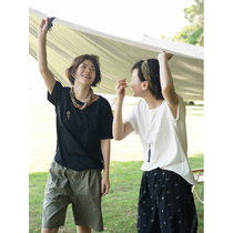 There is no good seeing city 100 % Xinjiang long - chown cotton cool craft round - sleeve T - shirt