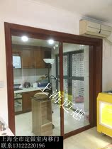 Shanghai titanium alloy sliding door kitchen living room partition The city and surrounding free shipping