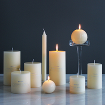 European-style candles smokeless and tasteless cylindrical romantic export paraffin hotel Western restaurant Home Candle wedding decoration