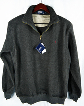 RL comfortable and soft fleece pullover top Gray