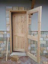 Window screen door curtain Anti-mosquito anti-wormwood wood log door customised Home Summer special window wood door gauze door