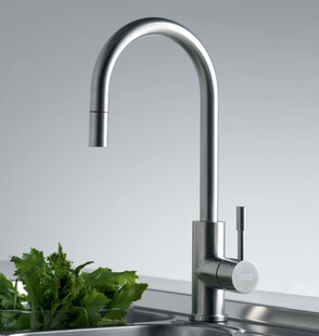 franke弗兰卡厨房龙头自来水龙头抽拉高抛正品全不锈钢龙头ct133s