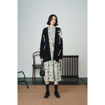 Spot-CCHER West and hand embroidered Vine Vine knit cardigan coat cashmere autumn and winter womens XZVB3375 without fold