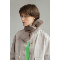 CCHER imported Crown grade mink short scarf West West and womens XFMB3103 no-fold no return booking 1