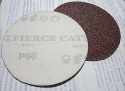 Flocking sandpaper round sandpaper disc polishing machine disc 125mm 5 inch extra thick type