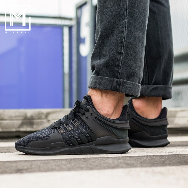 adidas originals eqt support adv trainers in black by 9589 adidas originals eqt support adv trainers in black by 9589
