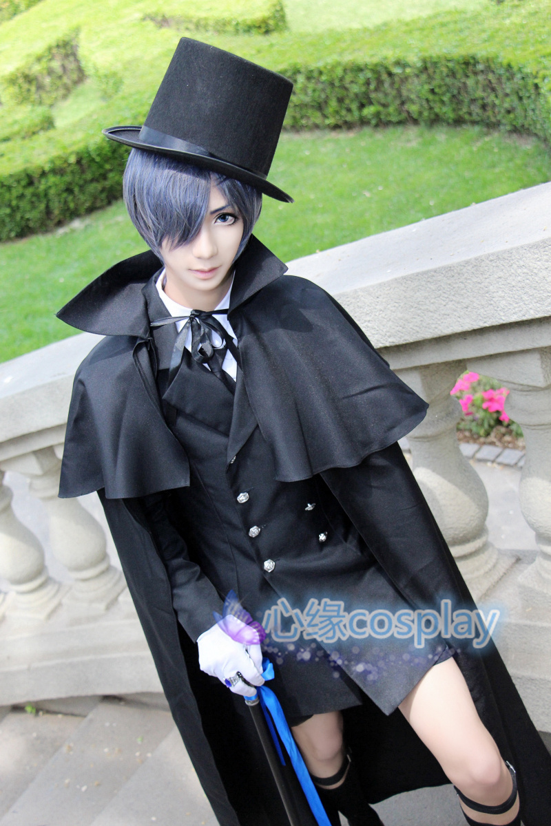 现货 黑执事夏尔送葬礼服cosplay服装万用日常西服