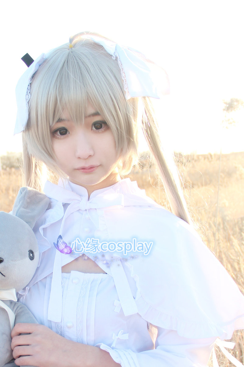 现货缘之空春日野穹cos服 穹妹兔耳洋装cosplay服装女装