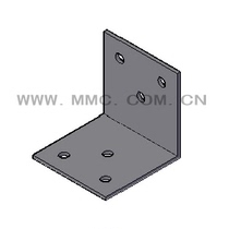 L-type angle iron 90 degree angle code wooden house Villa structure hardware light steel connector TJ-11 Gujie hardware MMC