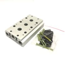 4V210-08 Solenoid valve valve plate Gas circuit board Pneumatic valve plate Solenoid valve valve plate 200 bus plate