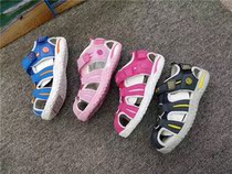 Foreign trade childrens baotou sandals beach shoes outdoor boys and girls summer breathable soft-soled childrens shoes outdoor leisure