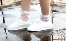 Foreign trade day unit unisex rainproof shoe cover rainy days go out good products to avoid shoes wet body white